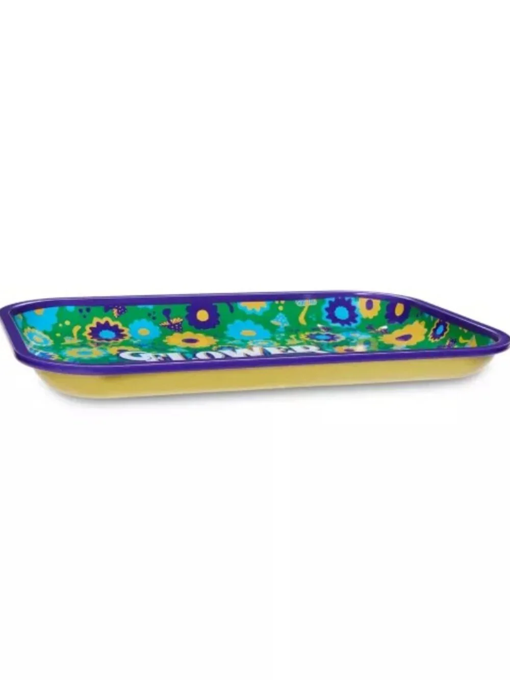 NEW Hippie Boho Festival 1970s Flower Power Tabletop Storage Tray